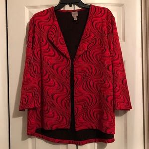 Easywear Chico’s Jacket Cardigan 3/4 Sleeve size 3